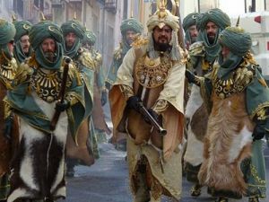 Moros y Cristianos feest Spanje