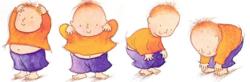 Hoofd, schouders, knie en teen. kinderliedjes Spaans; Spaanse kinderliedjes