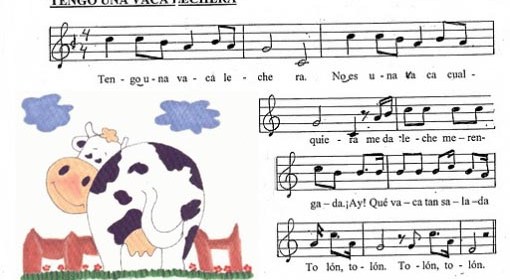 vaca-lechera-Spaans-kinderliedje-liedjes-Spaans