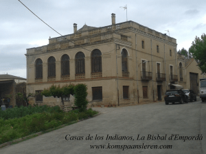Casas de los indianos La bisbal gebrandmerkt